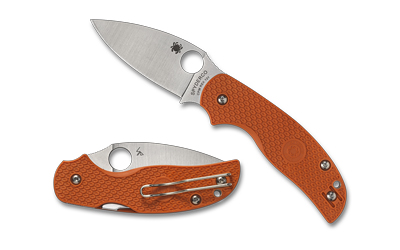 Spyderco Sage 5 Brnt Ltwt 3" Org — Spyderco Sage 5 Brnt Ltwt 3" Org