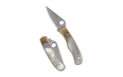 Spyderco Bug 1.25" Nick/silv Abalone — Spyderco Bug 1.25" Nick/silv Abalone