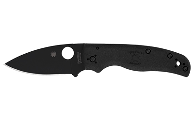 Spyderco Shaman Lw 3.58" Blk Plain — Spyderco Shaman Lw 3.58" Blk Plain