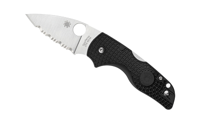 Spyderco Lil Native Lw Blk/slv Srtd — Spyderco Lil Native Lw Blk/slv Srtd