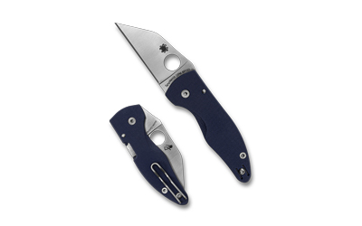 Spyderco Microjimbo G10 2.45" Blue — Spyderco Microjimbo G10 2.45" Blue