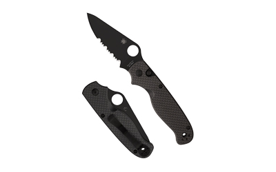 Spyderco Buttonup Cf Ps 3.27" Blk — Spyderco Buttonup Cf Ps 3.27" Blk