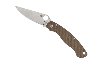 Spyderco Military 2 Cpm Brn Canvas โ Spyderco Military 2 Cpm Brn Canvas