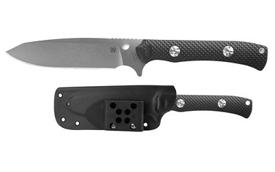 Spyderco Skoli 4.68" Blk/slv Sheath — Spyderco Skoli 4.68" Blk/slv Sheath