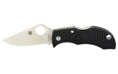 Spyderco Manbug Black Frn Plain โ Spyderco Manbug Black Frn Plain