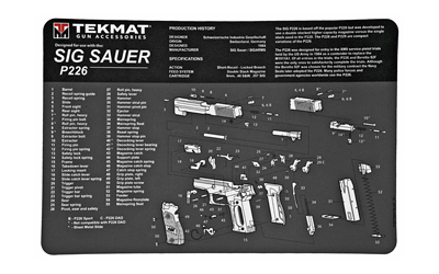 Tekmat Pistol Mat Sig P226 Blk โ Tekmat Pistol Mat Sig P226 Blk