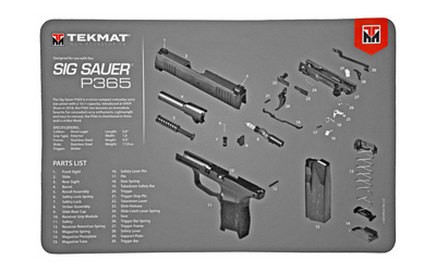 Tekmat Pistol Mat Sig P365 โ Tekmat Pistol Mat Sig P365