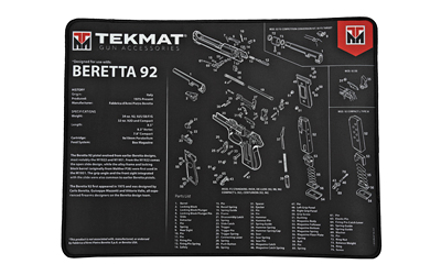 Tekmat Ultra Pstl Mat Beretta 92 Blk โ Tekmat Ultra Pstl Mat Beretta 92 Blk