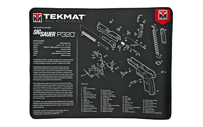 Tekmat Ultra Pstl Mat Sig P320 Blk โ Tekmat Ultra Pstl Mat Sig P320 Blk