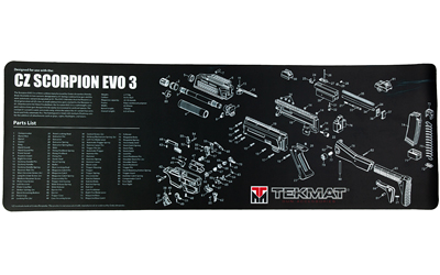 Tekmat Pstl Mat For Cz Scorpion Blk โ Tekmat Pstl Mat For Cz Scorpion Blk