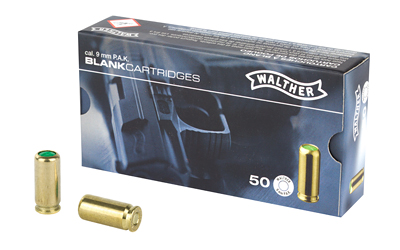 Umx Walther 9mm Pak Blanks 50/bx โ Umx Walther 9mm Pak Blanks 50/bx