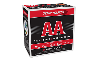 Win Aa Trgt 12ga 2.75" #7.5 25 โ Win Aa Trgt 12ga 2.75" #7.5 25