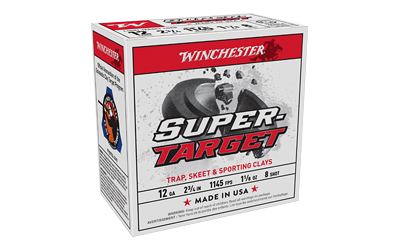 Win Suprtrgt 12ga 2.75" #8 25 โ Win Suprtrgt 12ga 2.75" #8 25