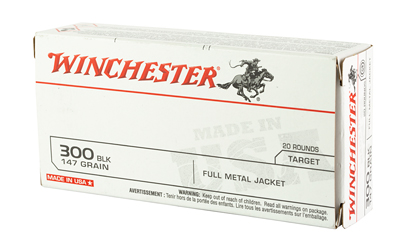 Win Usa 300 Blk 147gr Fmj 20 โ Win Usa 300 Blk 147gr Fmj 20