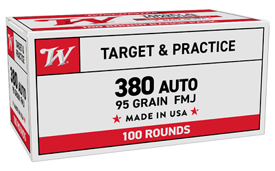 Win Usa Trgt 380acp 95gr Fmj 100 โ Win Usa Trgt 380acp 95gr Fmj 100