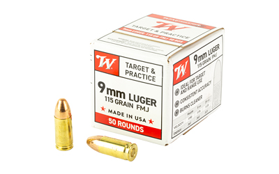Win Usa 9mm Luger 115gr Fmj 50 — Win Usa 9mm Luger 115gr Fmj 50
